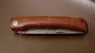 Vintage Friedr Herder Abr Sohn Ace Of Spades Folding Knife Solingen Germany 8