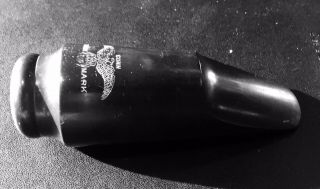 EARLY VINTAGE C Melody TENOR SAXOPHONE MOUTHPIECE HARD RUBBER,  Large Chamber 3