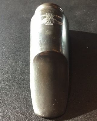 EARLY VINTAGE C Melody TENOR SAXOPHONE MOUTHPIECE HARD RUBBER,  Large Chamber 4