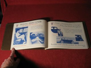 1932 Ford Sales Brochure Booklet Book Old Binder Contents? Vintage 4