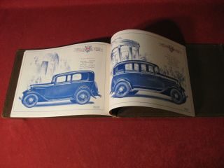 1932 Ford Sales Brochure Booklet Book Old Binder Contents? Vintage 8