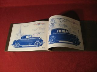 1932 Ford Sales Brochure Booklet Book Old Binder Contents? Vintage 9