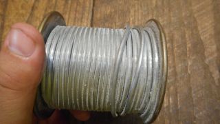 L4557 - Vintage 4 lbs 7 oz Nassau Solid Wire Solder 45/55 3