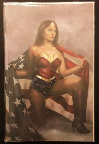 Alexandria Ocasio - Cortez (aoc) Wonder Woman Cover Recalled Scare Rare Low Print