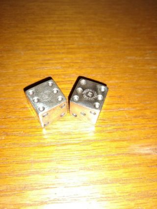 Vintage Sterling Silver Taxco Mexico Dice