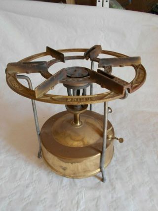 Vintage Camping Stove Primus No3 With Cast Iron Trivet Huge And Rare