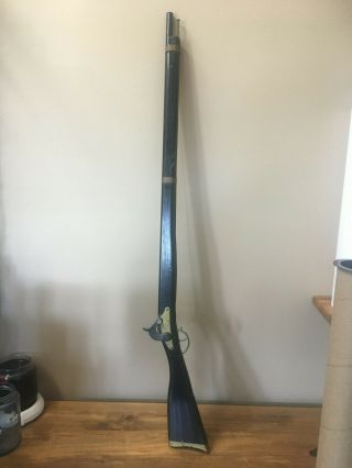Vintage Toy Cap Gun Us Made Parris Mfg Savannah Tn Wooden Long Rifle 37 " Lot3