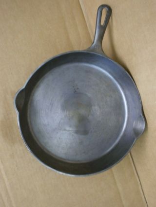 Vintage Griswold 10 Cast Iron Skillet Frying Pan Small Block Logo 716 - S Usa