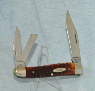 Vintage Case Xx Redbone Whittler Knife 6380 1970 Ten Dot " Near