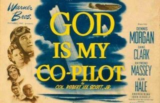 Movie 16mm God Is My Co - Pilot Feature Vintage 1945 Film Adventure Drama Ww2