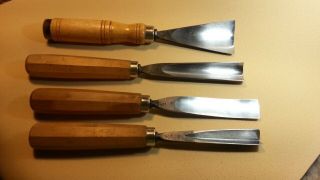 Vintage Dastra Wood Chisels In,  18,  25 And 50mm Sizes Sharp