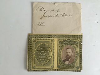 Rare Exhibitor Pass 1876 Int 