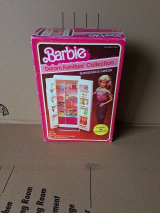 1982 Vintage Barbie Refrigerator/freezer Playset Nrfb