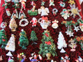 80 Vintage Christmas Xmas Decorations And Trees 1950 