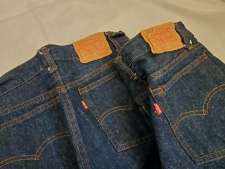 Vintage Levi’s 501 701 0117 Red Tab Black Bar Tack Jeans 30x32 Pre 1983 2 PAIR 8