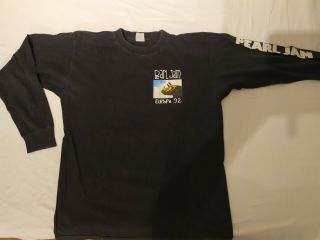 Pearl Jam Vintage Long - Sleeve Shirt Tour 1992 Nirvana Soundgarden