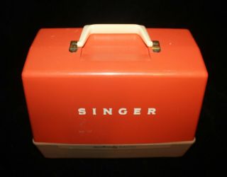 Vintage Toy Singer Sewing Machine Sewhandy Electric In Case