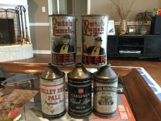 Vintage Beer Cans,  Empty Of Contents
