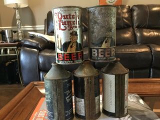 Vintage Beer Cans,  empty of contents 3