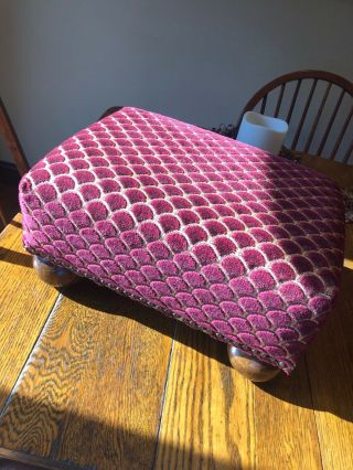 Vintage Mid Century Modern Retro Ottoman Foot Stool