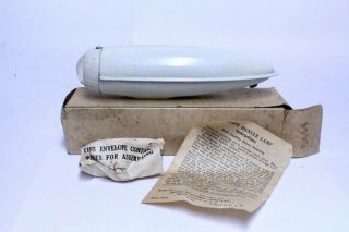 Fantastic Vintage Delta Torpedo Bicycle Lamp Bike Light W/ Box