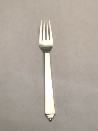 Pyramid By Georg Jensen Sterling Silver Lunch Fork 6.  5 "