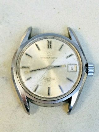 Vintage Eterna - Matic Kontiki 20 Date Automatic Ss Men’s Watch C.  1489 Mv 5732875
