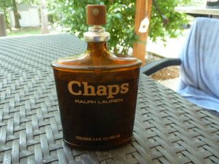 Rare Chaps Mens Cologne Spray By Ralph Lauren 3.  4 Oz /100ml Vintage.  90 Full