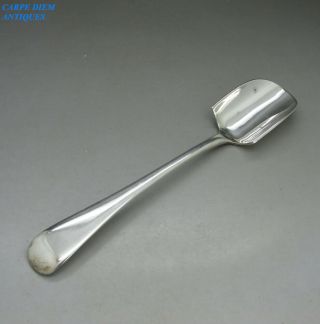 Antique Victorian Good Heavy Solid Sterling Silver Cheese Scoop 79g London 1900