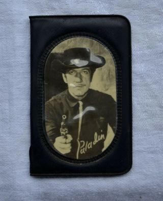 Vintage Paladin Have Gun Will Travel Fan Club Wallet