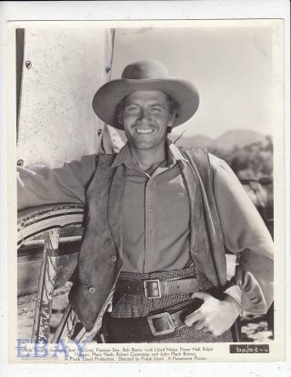 Joel Mccrea Sexy Cowboy Vintage Photo Wells Fargo