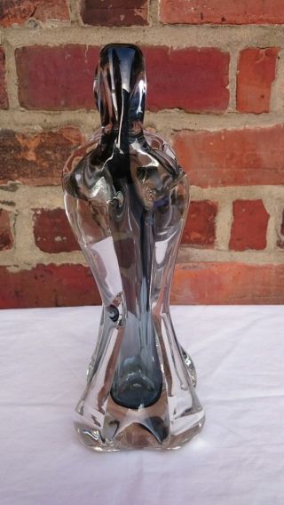 Vintage Italian Murano Art Glass Two Lovers Sculpture Vase 4