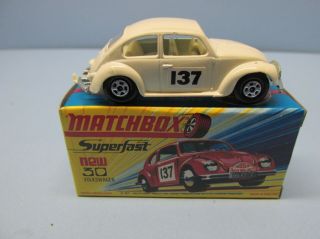 Matchbox Superfast Very Rare 30 Japanese Box For 15a Volkswagen / 100