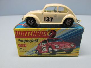Matchbox Superfast VERY RARE 30 Japanese Box for 15A Volkswagen / 100 2