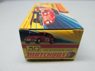 Matchbox Superfast VERY RARE 30 Japanese Box for 15A Volkswagen / 100 7