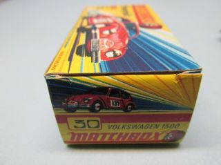 Matchbox Superfast VERY RARE 30 Japanese Box for 15A Volkswagen / 100 8