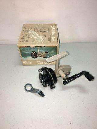 VINTAGE ZEBCO CARDINAL 3 SPINNING REEL WITH SPOOL & BOX. 2