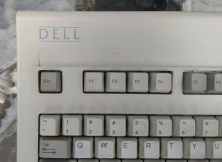 Vintage Old Logo Dell AT101 GYI3PVAT101 ALPS SKCM Salmon ? USA Keyboard 2