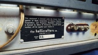 Vintage Hallicrafters SX - 42 Ham Radio Receiver Ser 92535 w Full Case 7