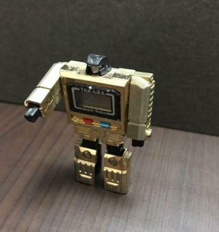 Vintage 1983 Takara (takara Tommy) Transformers Limited Watch Gold Color F/s
