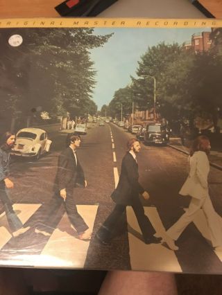 Mfsl 1979 Beatles Abbey Road 1/2 Speed Master Vintage Jvc Vinyl Lp