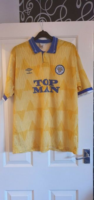 Vintage Leeds Away Shirt 90 - 91
