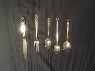 Royal Danish - International Sterling 5 Piece Place Setting -