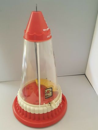 VTG Ring Ding Spaceship 1 Cent Bubble Gum Machine with Key Brillion Wisconsin 4