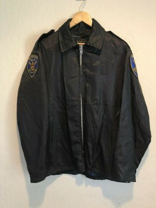 Vintage 70’s 80’s San Francisco Police Officer Jacket Large 42 Sfpd Talon Gerber