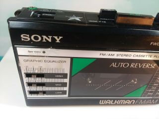 Vintage SONY FM/AM WALKMAN CASSETTE PLAYER WM - F18/F28 JAPAN 2