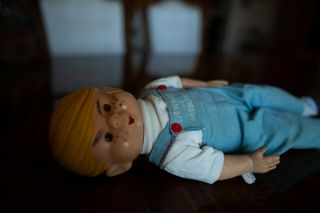 RARE Vintage Rubber Dennis The Menace Doll from 1958 3