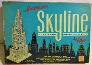 Vintage Elgo American Skyline Building Kit Set 91 99 Complete