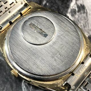Seiko Twin King Quartz Watch 9923 - 7010 Bracelet Gold KQ 6