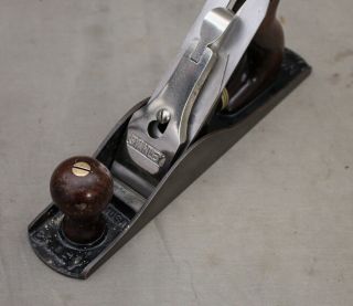 Vintage STANLEY BAILEY NO 5 1/4 Wood Plane 1930 ' s Patent 1918750 4